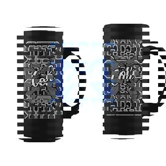 Blue Sport Loud Proud Cheer Coach Dad Father's Day Coffee Mug - Monsterry