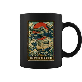 Bombardiro Crocodilo Italiano Brainrot Meme Taza de café - Regaloses