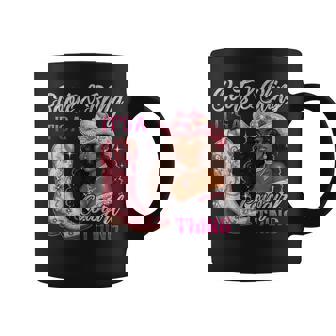 Boots & Bling It's A Cowgirl Thing Black Cowgirl Melanin Coffee Mug - Thegiftio
