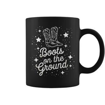 Boots On Da Ground Boots On The Ground Western Coffee Mug - Thegiftio
