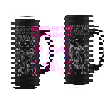 Boots On The Ground Fashion Western Melanin Black Cowgirl Coffee Mug - Thegiftio