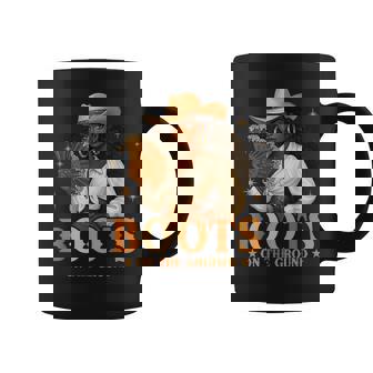 Boots On The Ground Junenth Black Cowgirl Black Women Coffee Mug - Monsterry
