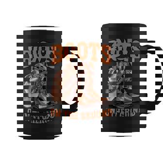 Boots On The Ground Western Cowgirl Rodeo Style Coffee Mug | Mazezy