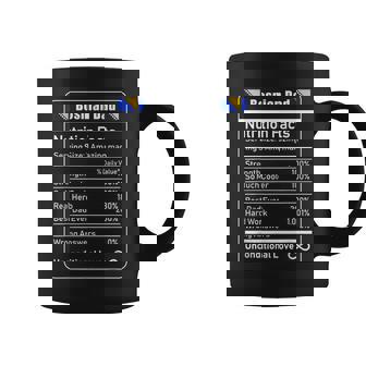 Bosnian Dad Nutrition Facts Father's Day Coffee Mug - Monsterry