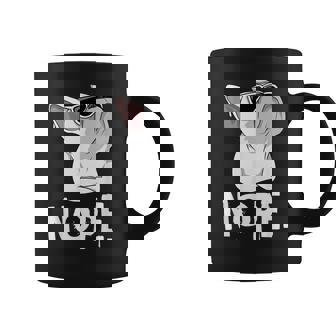 Bouledogue Français Nope Frenchie Bouledogue Français Blanc Tasse - Cadeauxyz
