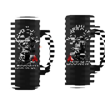Bourbon Goes In Wisdom Comes Out Monkey Whiskey Lovers Coffee Mug - Thegiftio