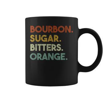 Bourbon Vintage 80S Retro Whiskey Old Fashioned Coffee Mug - Monsterry