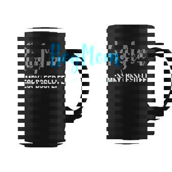 Boy Mom Messy Blessed Life Girl Boys Coffee Mug - Monsterry