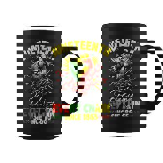 Breaking Every Chain Since 1865 Junenth Freedom Men Coffee Mug - Monsterry
