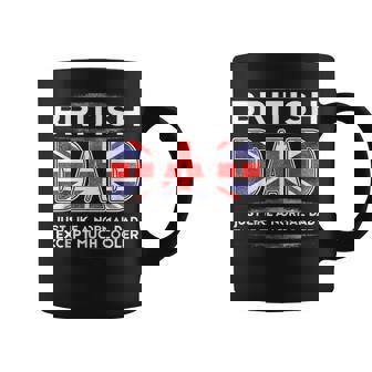 British Dad Is Much Cooler Father's Day Flag Coffee Mug | Mazezy