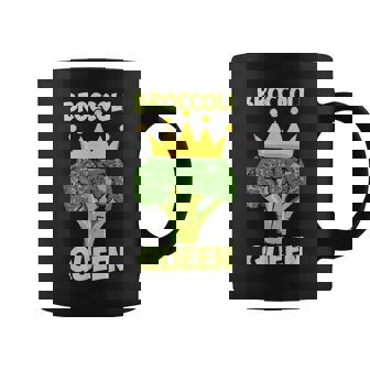 Broccoli Queen ブロッコリーの女王 ブロッコリー ベジタリアン・ベジタブル ブロッコリー コーヒーマグ - Kawaiitshirt