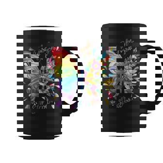 Broken Crayons Still Colors Mental Health Rainbow Butterfly Coffee Mug | Mazezy