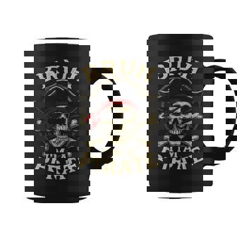 Bruh I'm A Pirate Lazy Pirate Skull Costume Halloween Coffee Mug - Thegiftio