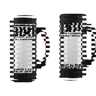 Bruh It's My 10Th Birthday Sign My 10 Years Old Bday Coffee Mug - Thegiftio UK