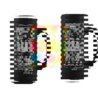 Bruh We Out Teachers Cute End Of School Year Summer Groovy Coffee Mug - Thegiftio