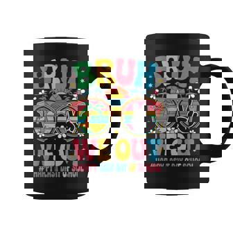 Bruh We Out Teachers Happy Last Day Of School Groovy Coffee Mug - Thegiftio