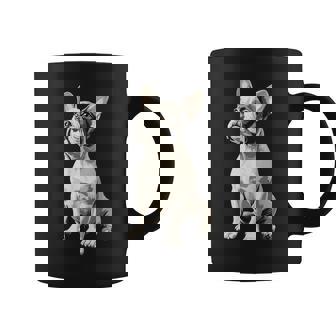 Bulldog Francés Perro Gráfico Mascota Obra De Arte Bulldog Taza de café - Regaloses