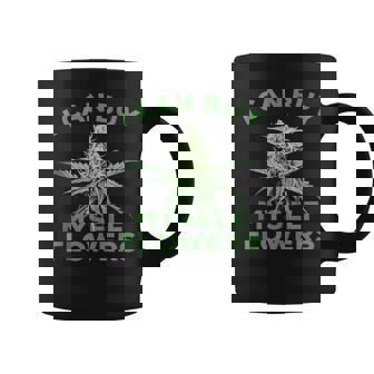 I Can Buy Myself Flowers Weed Graphic Cannabis Plant Coffee Mug - Thegiftio UK