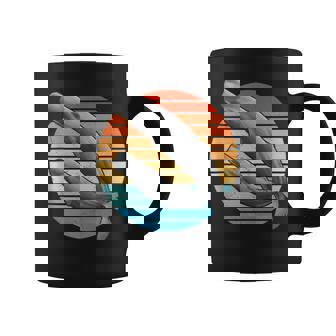 Cachalote Retro Atardecer In Mangas Taza de café - Regaloses