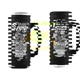 Cactuar Ramen Aesthetic Small Black Coffee Mug - Thegiftio UK