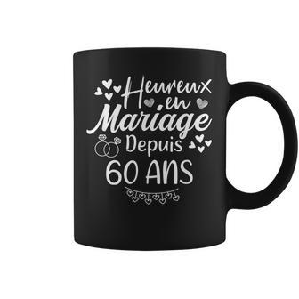 Cadeau De Mariage Couples Anniversaire 60 Ans De Mariage Tasse - Cadeauxyz