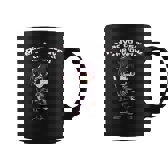 Cadeau Drôle Chibi Héros De Fantasy Avec Cuillère Geek Gamer Tasse - Cadeauxyz