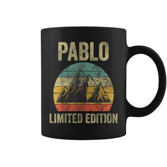 Camisa Con Nombre Personalizado Pablointage Edición Limitada Taza de café - Regaloses