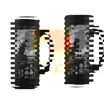 Camisa De Pesca Retro Japonesa Kaiju Película Anime Manga Lover Taza de café - Regaloses
