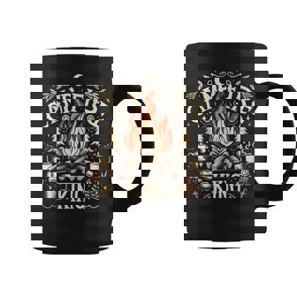 Campfire King おもしろキャンプギフト 焚き火 コーヒーマグ - Kawaiitshirt