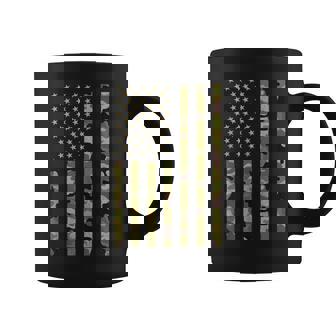 Camuflaje Bandera Americanaintage EeUu Táctico Camuflaje Militar In Mangas Taza de café - Regaloses