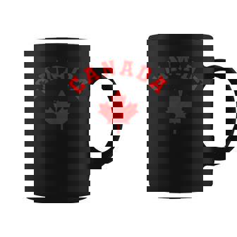 Canada Canadian Flag Maple Leaf Logo Hiking Skiing Camping Coffee Mug | Seseable FR