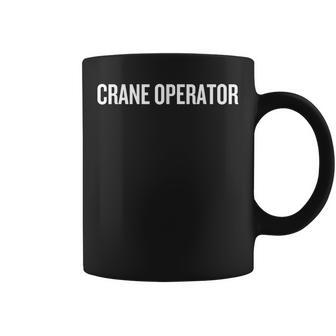 Carrera De Operador De Grúa Nuevo Diseño Moderno Profesional Taza de café - Regaloses