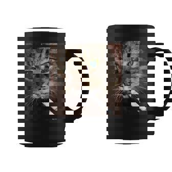 Cat Meme Cat Smoking Cigarette Coffee Mug | Mazezy
