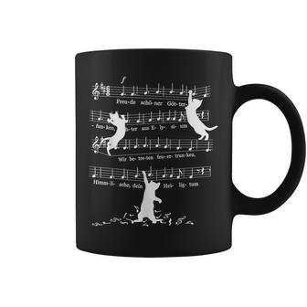 Cats Kittens ベートーヴェン第9番 交響曲 クラシック 楽譜 コーヒーマグ - Kawaiitshirt