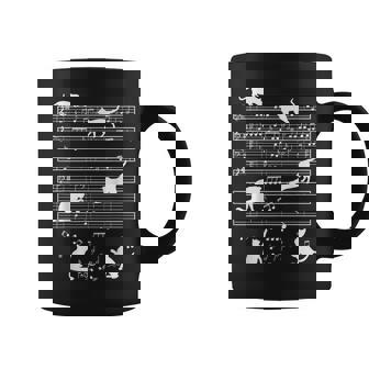 Chat Mignon Kitty Jouant Une Note Musique Musicienpianiste Tasse - Cadeauxyz