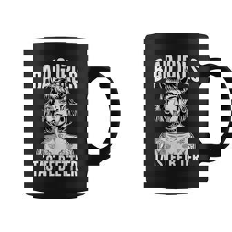Chicas Malasaben Mejor Tatuaje Chica Diablo Taza de café - Regaloses