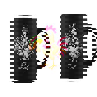 Chicken Eating Taco Coffee Mug - Thegiftio UK