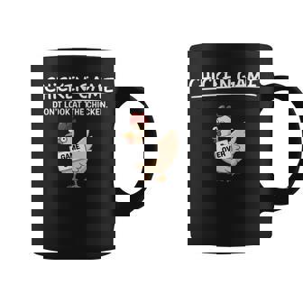 Chicken Game Do Not Look The Chicken You Look Game コーヒーマグ - Kawaiitshirt