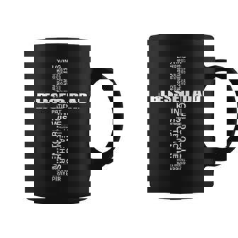 Christian Blessed Dad Cross Father's Day Best Dad Coffee Mug | Mazezy