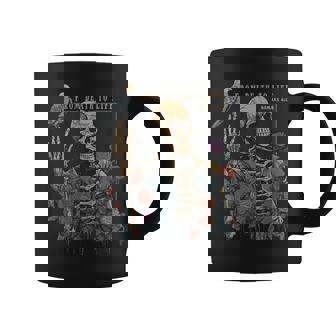 Christian Vintage Gothic Skeleton Bible Quote Romans 6 Coffee Mug - Monsterry