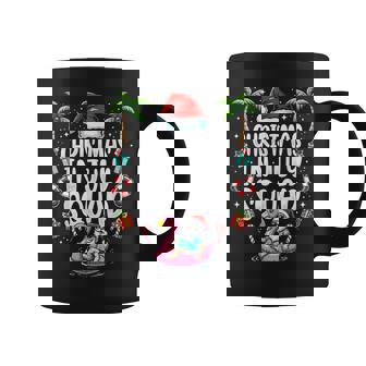 Christmas In July 2025 Squad Summer Beach Vacation Xmas Cool Coffee Mug | Mazezy