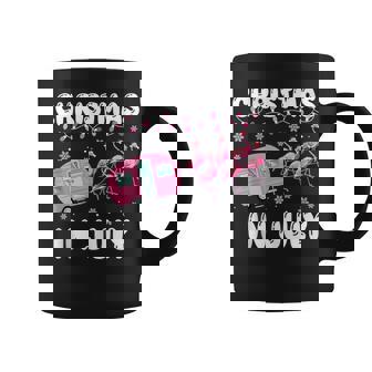 Christmas In July Flamingo Trailer Xmas Summer Camp Coffee Mug | Mazezy