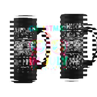 Christmas In July Christmas Summer Xmas Coffee Mug | Mazezy