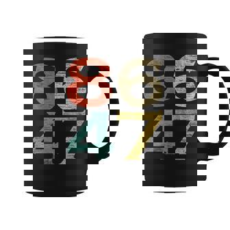 Classic Vintage Retro Style 8647 86 47 Anti Trump Coffee Mug - Thegiftio UK