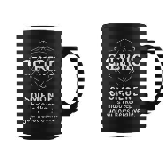 Clérigo Divertido Personaje Broma Juegos De Rol Rpg Gamer Taza de café - Regaloses