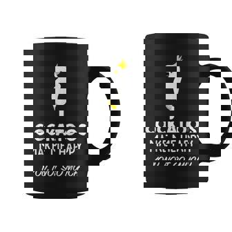 Cockatoos Make Me Happy Cockatoo コーヒーマグ - Kawaiitshirt