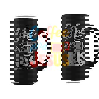 Coffee And Jesus Awesome Christian Caffeine Lover Church コーヒーマグ - Kawaiitshirt