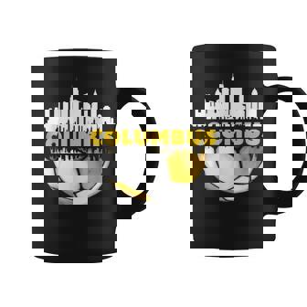 Columbus Soccer City Skyline For Soccer Lover & Fan Coffee Mug - Thegiftio