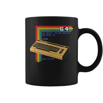 Computadora Retro C64 Taza de café - Regaloses