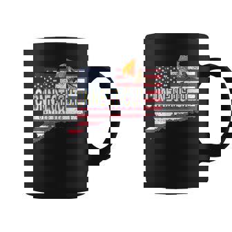 Connecticut Estados Unidos Retro Mapaintage Usa Recuerdo Taza de café - Regaloses